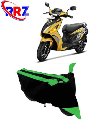 RRZ Waterproof Two Wheeler Cover for Hero(Maestro Edge 125, Black, Green)