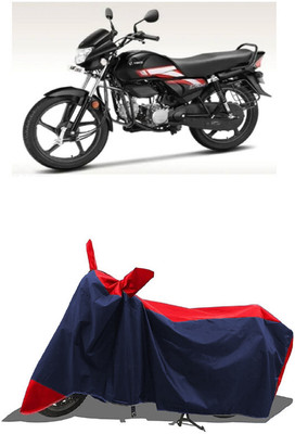 SUGASHRI Waterproof Two Wheeler Cover for Hero(HF, Red, Blue)