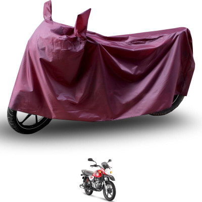 KEDIT Two Wheeler Cover for Bajaj(Boxer, Maroon)
