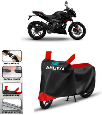 WMIZEXA Two Wheeler Cover for Bajaj(Red, Black)
