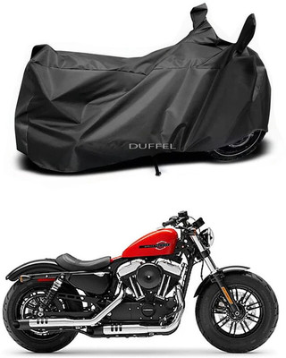 SK AUTO Two Wheeler Cover for Harley Davidson(Forty Eight, Black)
