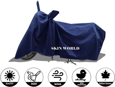 AJSTAR Waterproof Two Wheeler Cover for Royal Enfield(Meteor BS6, Blue)