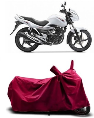 Coxtor Waterproof Two Wheeler Cover for Suzuki(GS, Maroon)