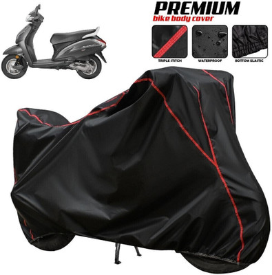 xodi Waterproof Two Wheeler Cover for Honda(Activa 4G, Black, Red, Multicolor)
