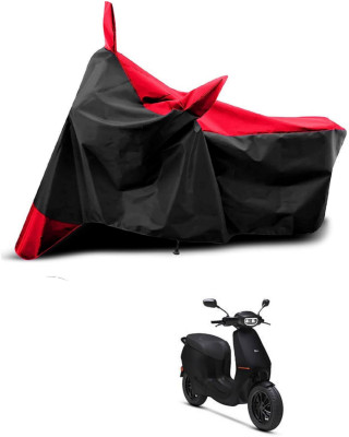 KEDIT Two Wheeler Cover for Ola(Red, Black)
