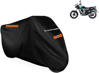 Horseyaart Waterproof Two Wheeler Cover for Bajaj(Discover 100 DTS-i, Black)