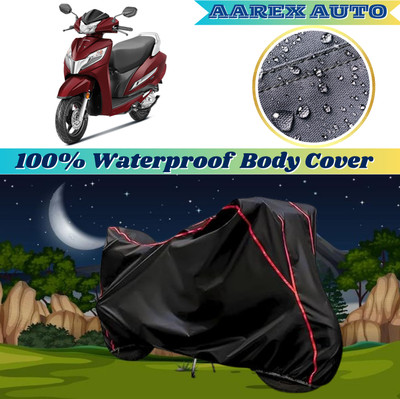 AAREX AUTO Waterproof Two Wheeler Cover for Honda(Activa 125, Black)