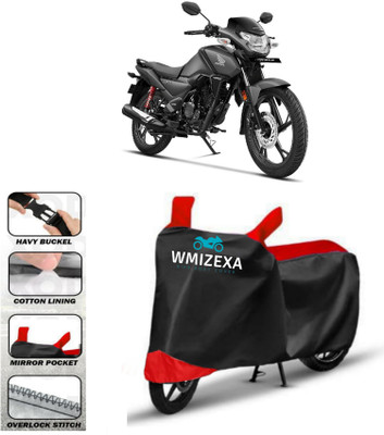 WMIZEXA Two Wheeler Cover for Universal For Bike(SP125, Red, Black)