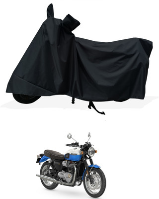Tricway Two Wheeler Cover for Triumph(Bonneville T120 Black BS6, Black)