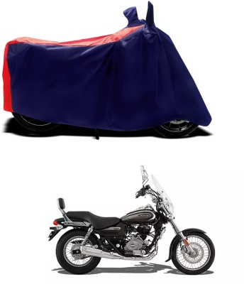 PAGORA Waterproof Two Wheeler Cover for Bajaj(Avenger 220 Cruise, Red)