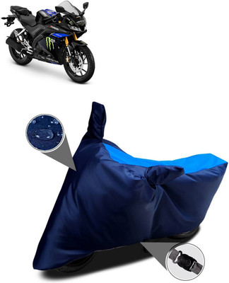DeepShakshi AUTOMOTIVE Two Wheeler Cover for Yamaha(YZF R15 V3 Moto GP Edition, Blue, Blue)