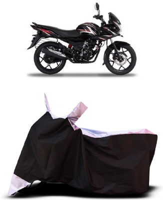 VESMEI Two Wheeler Cover for Bajaj(Discover 150 s, White)