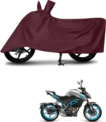aosis Two Wheeler Cover for CFMoto(300NK, Maroon)