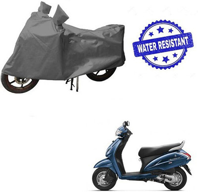 DeepShakshi AUTOMOTIVE Waterproof Two Wheeler Cover for Honda(Activa 3G, Grey)