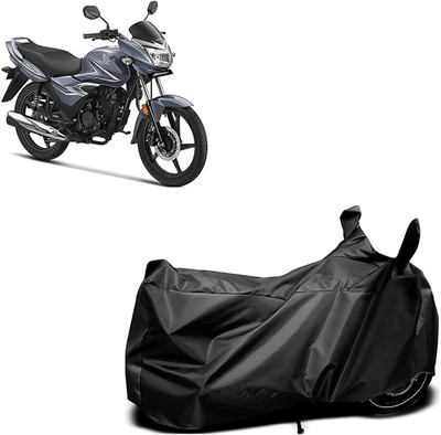 DeepShakshi AUTOMOTIVE Waterproof Two Wheeler Cover for Honda(Shine, Black)