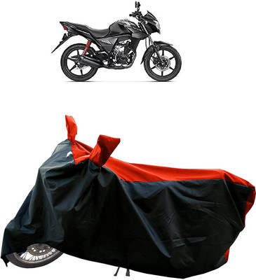 KEDIT Two Wheeler Cover for Honda(CB Twister, Red, Black)