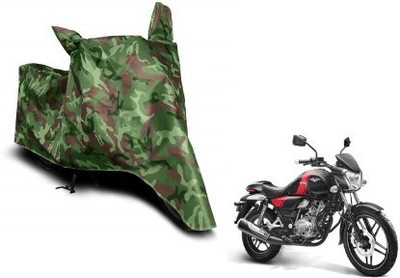 jauli Two Wheeler Cover for Bajaj(V 150, Green)