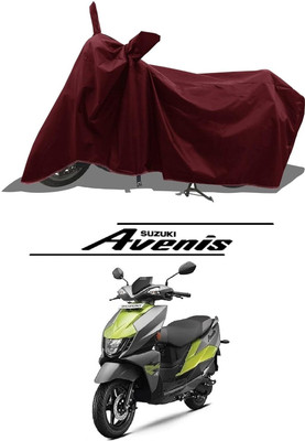 KANISHA ENTERPRISES Waterproof Two Wheeler Cover for Suzuki(Avenis 125, Maroon)