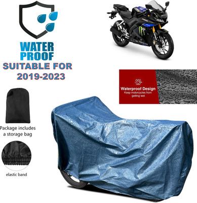 PAGORA Waterproof Two Wheeler Cover for Yamaha(YZF R15 V3 Moto GP Edition, Blue)