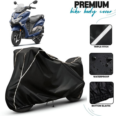 Starvin Waterproof Two Wheeler Cover for Suzuki(Burgman Street, Black)