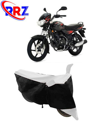 RRZ Waterproof Two Wheeler Cover for Bajaj(Discover 125 DTS-i, Black, White)