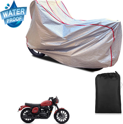 PAGORA Waterproof Two Wheeler Cover for JAWA(42 BS6, Silver)