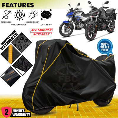 OliverX Waterproof Two Wheeler Cover for Hero(Xtreme, Black, Yellow)