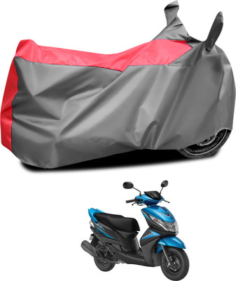 CODOKI Waterproof Two Wheeler Cover for Yamaha(Ray Z, Grey, Red)