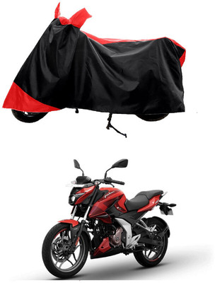 GROFATIK Two Wheeler Cover for Bajaj(Pulsar NS-160 BS6, Red)