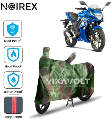 NOIREX Waterproof Two Wheeler Cover for Suzuki(Gixxer SF, Green)