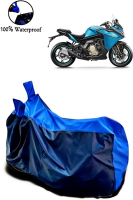 APNEK Waterproof Two Wheeler Cover for CFMoto(400GT, Blue)