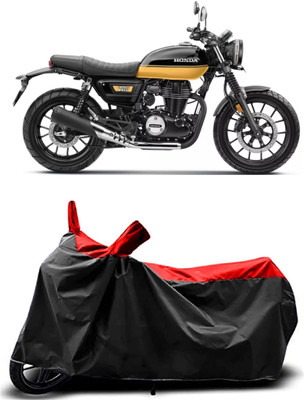 MMSSTAR Waterproof Two Wheeler Cover for Honda(Hness CB350, Red)