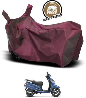 ANTHUB Two Wheeler Cover for Honda(Activa 125, Maroon)