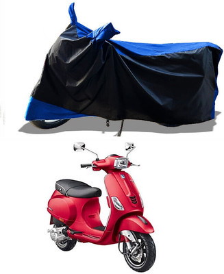 DeepShakshi AUTOMOTIVE Waterproof Two Wheeler Cover for Vespa(Vespa SXL 150, Blue)