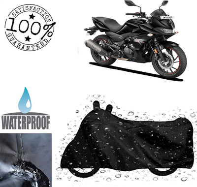 Autoinnovation Waterproof Two Wheeler Cover for Hero(Xtreme 200S, Black)