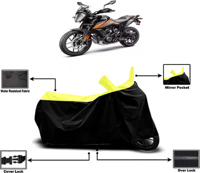 Amexride Two Wheeler Cover for KTM(390 Adventure BS6, Yellow)