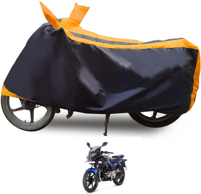 Euro Care Waterproof Two Wheeler Cover for Bajaj(Pulsar 220F, Orange)