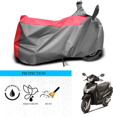 ANTHUB Waterproof Two Wheeler Cover for Honda(Activa, Grey, Red)