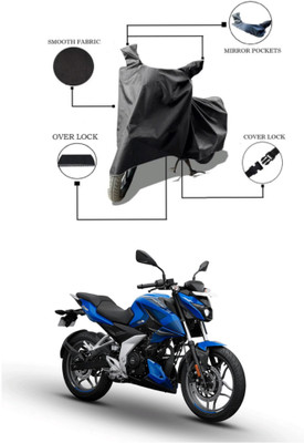 MMSSTAR Waterproof Two Wheeler Cover for Bajaj(Pulsar N160, Black)