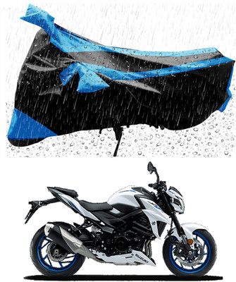 Furious3D Two Wheeler Cover for Suzuki(GSX-S750, Blue, Black)