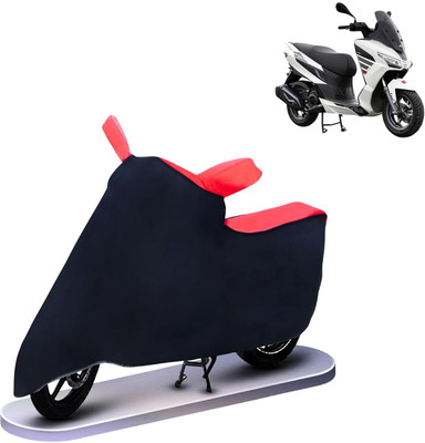 KEDIT Two Wheeler Cover for Aprilia(SXR 160, Red, Black)