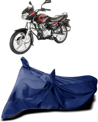 AASHTIK MART Two Wheeler Cover for Bajaj(Discover 125 DTS-i, Blue)