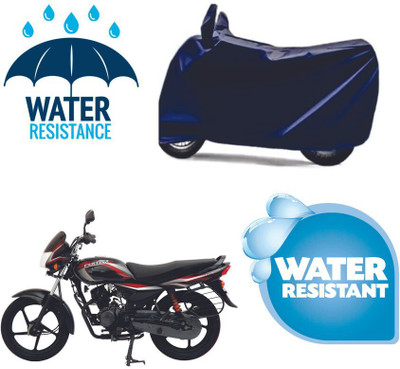 Mdstar Waterproof Two Wheeler Cover for Bajaj(Platina 100 DTS-i, Blue)