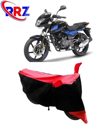 RRZ Waterproof Two Wheeler Cover for Bajaj(Pulsar 150 DTS-i, Black, Red)