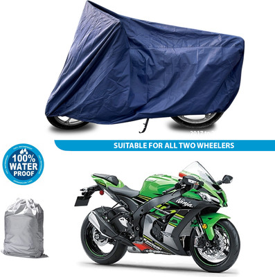 PAGORA Waterproof Two Wheeler Cover for Kawasaki(Ninja ZX-10R, Blue)