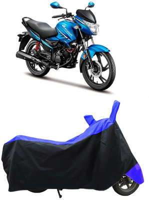 Coxtor Waterproof Two Wheeler Cover for Hero(Glamour i3s BS6, Blue)