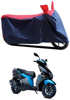 KEDIT Two Wheeler Cover for TVS(Ntorq 125, Red, Blue)