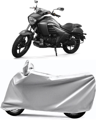 AUCTIMO Two Wheeler Cover for Suzuki(intruder 150, Silver)