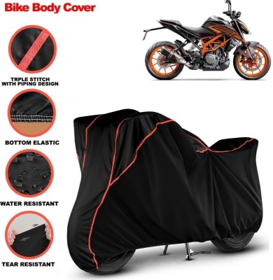 Grizzly Two Wheeler Cover for KTM(250 Duke, Black, Red)