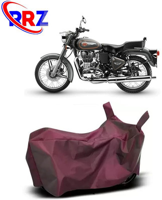RRZ Waterproof Two Wheeler Cover for Royal Enfield(Bullet 500, Maroon)